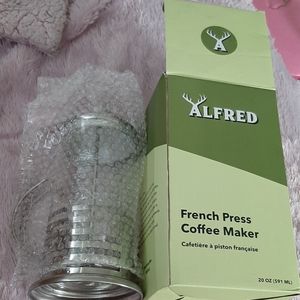 Alfred's French press coffee maker